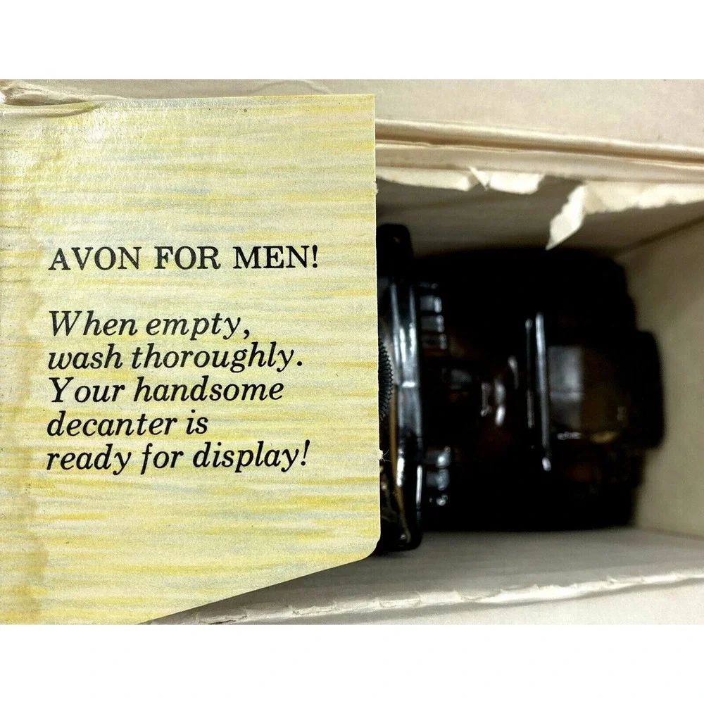 AVON TAI Winds After Shave in Decorative 5 oz. REO Depot Wagon NOS FULL